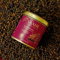 VAAHE Black Pepper Whole (Kali Mirch) | Single Origin (Kerala) | Freshly Packed | 100% Pure and Natural | Premium Tin Box (70 gm)