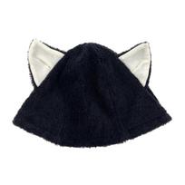 Sauna Hat NEKO Black Cat Ear Sauna Hat Imabari Towel Brand Certified Product Sauna Sauna Enthusiast Sauna Goods Cotton [kontex] kontexImabari juoda