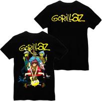 Gorillaz Unisex Graphic Tshirt – Iconic Virtual Band Artwork Edition Unisex T-Shirt XL