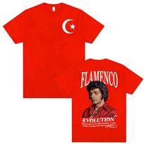 FlaUnisexco Evolution Camarón De La Isla Marškinėliai Unisex Drabužiai Harajuku Aukštosios Gatvės Marškinėliai Vasaros 100% Medvilnė Viršus Unisex L