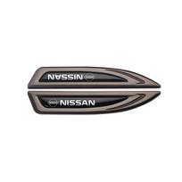ABE4  Car Badge Side Fender Leaf Board Decor Body Stickers Accessories For Nissan Nismo Qashqai J10 J11 Juke Micra Leaf X-trail Patrol