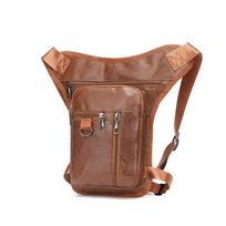 PU Leather Multifunctional Sports Bag Large-capacity Fanny Pack Crossbody Bag  Unisex ruda