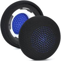 1 pair Replacement Headphone Ear Pads for Anker Powerconf H700 H500 Noise Cancelling Black football mesh