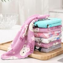 Handkerchief Microfiber Cleaning Cloth Kitchen Kitchen Towels Dishcloths Dish Rags Hand Towels 25X25cm-A