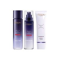 Loreal Paris Moisturizing and hydrating skin care set - three-piece set 125ml moisturizing cleansing  130ml second-generation Bosein water  110ml seco ruda