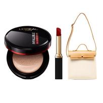 Loreal Paris Air , Everlasting LOreal Black Fatty Cushion Lipstick - Black Fatty Cushion 320 Classic Lipstick 666 Warm Ivory White Crossbody Bag juoda