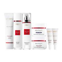 Loreal Paris New moisturizing skin care combination, lightening lines, brightening, firming and Rejuvenating Retinol Serum Set-Seven-piece Set geltona