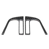 Carbon Fiber Steering Wheel Cover Interior Moulding Trim Sticker Decoration Car Accessories for Subaru Forester 2016 2017 2018