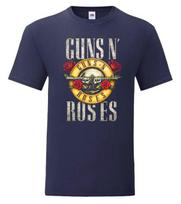 Guns N Roses Black TShirt  cotton  Hard rock heavy metal tee gift for her XL