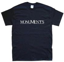MONUMENTS TSHIRT sizes S M L XL XXL 3 4 XL colours Black White S