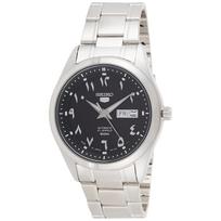 Seiko wristwatch mens SNKP21J1 5 SEIKO5 automatic black silver m-sto1
