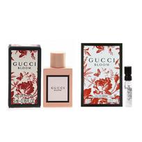 Gucci Bloom Perfume Sample Set Eau De Parfum EDP Eau De Toilette  5ml+1.5ml Bloom EDT 5ml+Bloom EDT 1.5ml