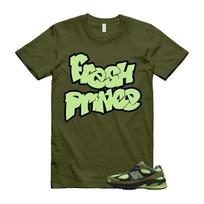 2010 Sea Moss Afterglow Olive Green Black T Shirt Match FP M