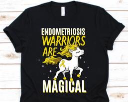 Endometriosis Warriors Are Magical Shirt, Endo Awareness Gift For Endometriosos Warrior Fighter Survivor, Endo Strong Tshirt For Men Women 2XL