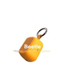 milli Ultra-compact Bluetooth Speaker Magnet Stand Keyring Selfie Remote Control geltona