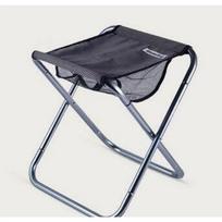 Folding Fishing Stool Aluminum Alloy Lightweigt Camping Bench Portable Footrest with Carry Bag for Outdoor Beach Hiking BBQ pilka