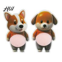 Table Edge Protectors 2Pcs Corgi Belly Anti-Collision Sticker Soft Bumper Guard Car Door Removable Adhesive Bumpers Corner Protector Stress Relief Toy B
