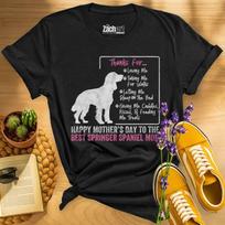 Happy Mothers Day English Springer Spaniel Mom Shirt, Springer Spaniel Mama Gift, ESS Mom Tee, Springer Lover Gift, Spaniel Mom Shirt S