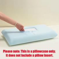 Summer Ice Silk Cooling Pillowcase Breathable Soft Cool Feeling Cover for Memory Foam Pillow Universal Core Pillow Cover