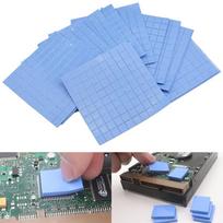 * New Sale 100Pcs 10*10*0.5mm Thermal Pad GPU CPU Heatsink Cooling Conductive Silicone Pad