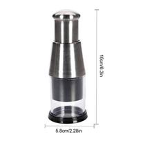 Mini Chopper Garlic Press Manual Onions Masher Onion Chopper Garlic Crusher  Hand Press Garlic Chopper Stainless Steel 304 sidabras