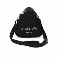 Triangle Camera Case Shockproof Sling Bag Durable Camera Protective Pouch  Canon Compact Cameras juoda