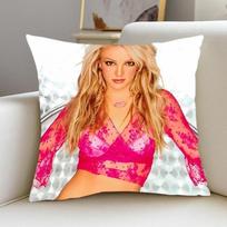 Pillow Cover B-Britney Spears Room Bedroomo Office Coffee Shop Car Dakimakura Throw Pillows Iving Room Pillowcase Home Decor Peach skin 18*18(CM)-1Pcs