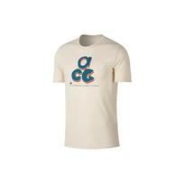 Nike ACG T Shirts Unisex Beige Crew Neck Moderate Straight Fit BQ6844-271 M