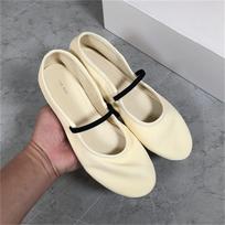 Niche Ballet Flats: Soft Leather, Step-On Heel, French-Inspired, Comfortable Low-Cut Women's Shoes 36
