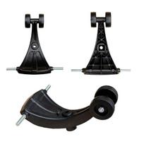 Quiet Front Triangle Wheel Part For Swing Car Outdoor Play Vehicle Stable Construction Ride on Car Repair Kits 3PCS 1