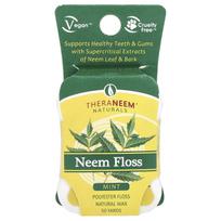 Organix South, TheraNeem® Natūralus, Neem siūlas, Mėtinis, 50 jardų