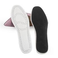 Thickened Cowhide Insole: Soft, Breathable, Sweat & Shock-Absorbing Unisex Design for Running & Walking Size 35-36 black