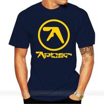 Aphex Twin Logo TShirt Size S M L XL 2XL 3XL New Fashion T Shirt Brand Hip Hop Print Men Tee Shirt High Quality - Men's Summe... S įvairiaspalvis