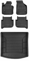 Set 3D Rubber Mats Vw Touran 2 2010-2015 With 7 Seats.