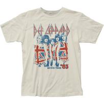 Def Leppard World Tour 83 Mens T Shirt Music Classic Rock Band Tee New Natural S