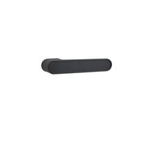 Modernus minimalistinis ekologiškas magnetinis durų rankenos komplektas - Tylus nematomas paslėptas durų rankena ir užraktas (Matte Black,Wood Door&Zinc Alloy&Door Lock) matinė juoda spalva