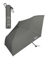 IZA Parasol Light Rib Wpc. Men's [Lightweight & Slim] Heat-Blocking, 100% Blocking, Gray, Length 55cm, ZA007-913-102 pilka spalva