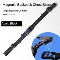 New Magnetic Schoolbag Chest Buckle Strap Backpack Fixed Buckle Outdoor Shoulder Bag Non-slip Magnetic Fixed Strap for Adult juoda