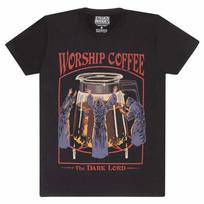 Steven Rhodes Worship Coffee The Dark Lord Tshirt S