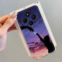 Case for Xiaomi Mi 11 Lite 11T Pro Soft Phone Cover Cartoon Night Sky Cat Xiaomi Mi 11 Lite 5G