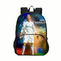 Ronaldo Vaikų Kuprinė Sportinė Mokyklinė Kuprinė Berniukams Mergaitėms CR Kuprinė Futbolo Žvaigždės Kuprinės Berniukams Mergaitėms Geriausia Dovana