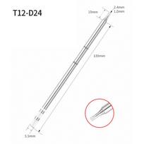T12 elektriniai lituoklio antgaliai T12-K B2 Bc2 Ils Jl02 D24 Kf, skirti Hakko Fx951