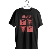 Nirvana unisex black TShirt made of breathable poly  Heavy metal  hard rock XL