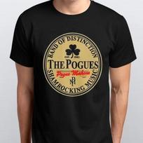 THE POGUES Airiško Pub Rock T-shirt dydžiai S M L XL 2XL 3 4 XL Juoda Balta M beige