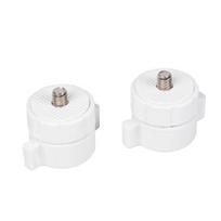 2Pcs 17mm Plastic Round Ball Female To 1/4 Male Thread Connector For Video Rig Accessories 1