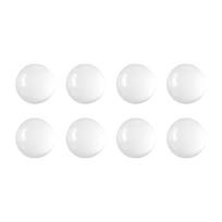 8Pcs Silicone Speaker Support Feet with Superior Vibration Control for Stable Placement and Clear Sound 16x8mm skaidri