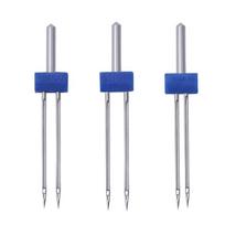 3/4/6Pcs Sewing Machine Double Twin Needles Wrinkled Sewing Presser Foot Sewing machine Needles Size 2.0/90-3.0/90-4.0/90