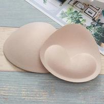 1-2pairs Silicone Bra Inserts Breast Pads Sticky Push-up Women Bra Cup Thicker Nipple Cover Patch Bikini Inserts for Swimsuit 2pcs
