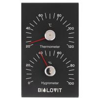Bilovit Czarny Termometr Z Higrometrem Do Sauny