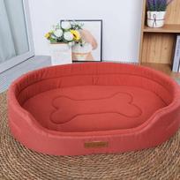 Oxford Cloth Dog Kennel Oval Dog Four Seasons Universal High Value Shiba Inu Dog Mattress Cat Litter S